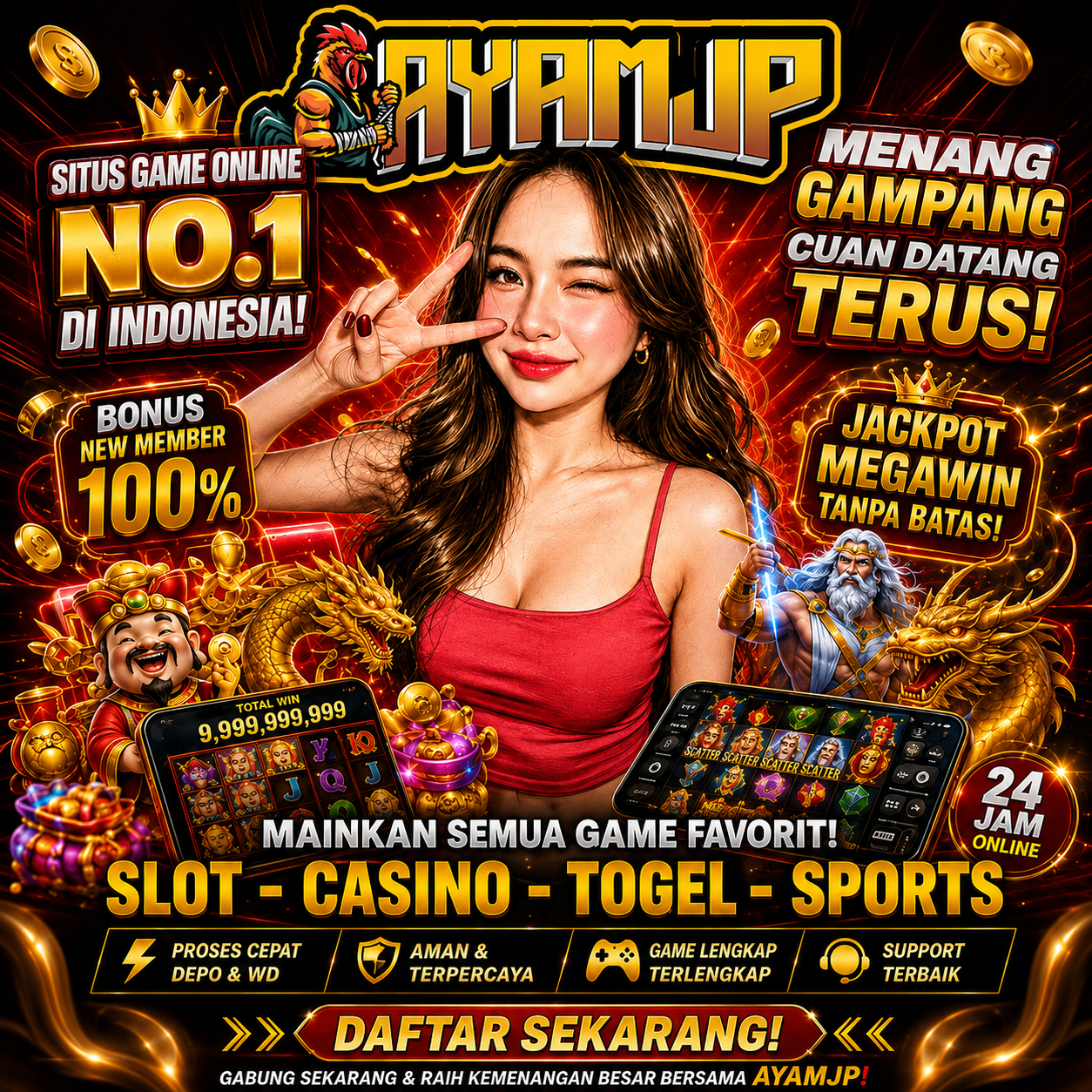 Galeri foto AYAMJP : Pusat Game Online Ketika Niat Rebahan Berubah Jadi Satu Putaran Lagi di Jakarta